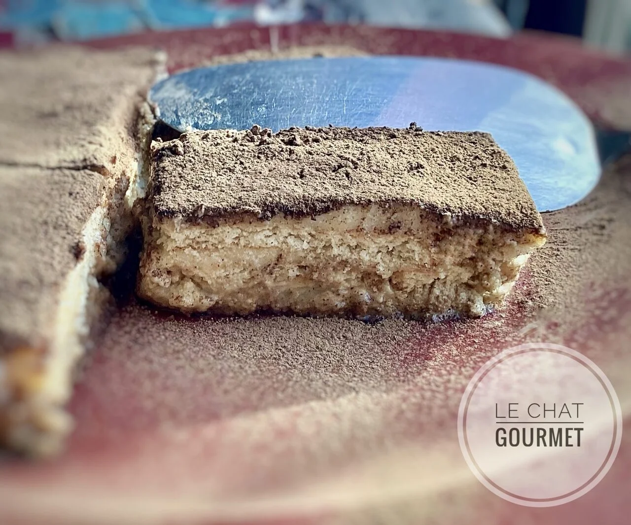 Gâteau aux biscuits et crème pâtissière