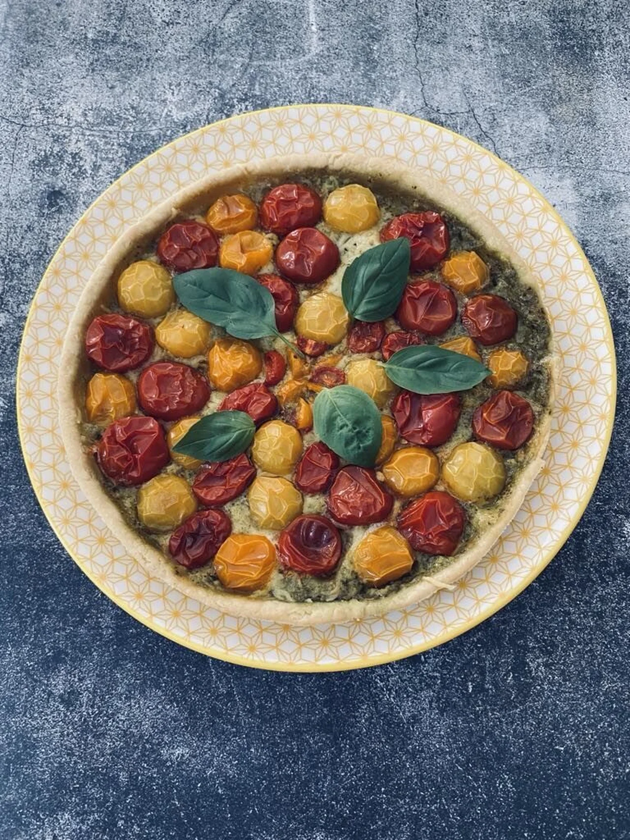 Tarte aux tomates cerise comme en Italie