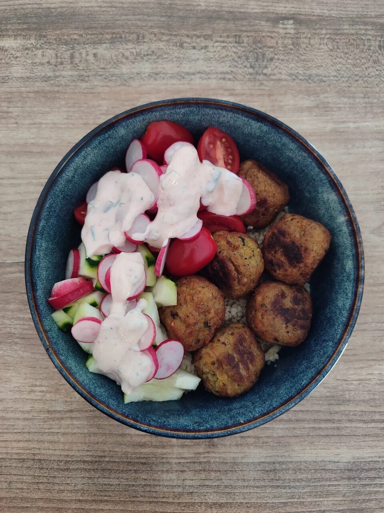 Bowl falafels et couscous