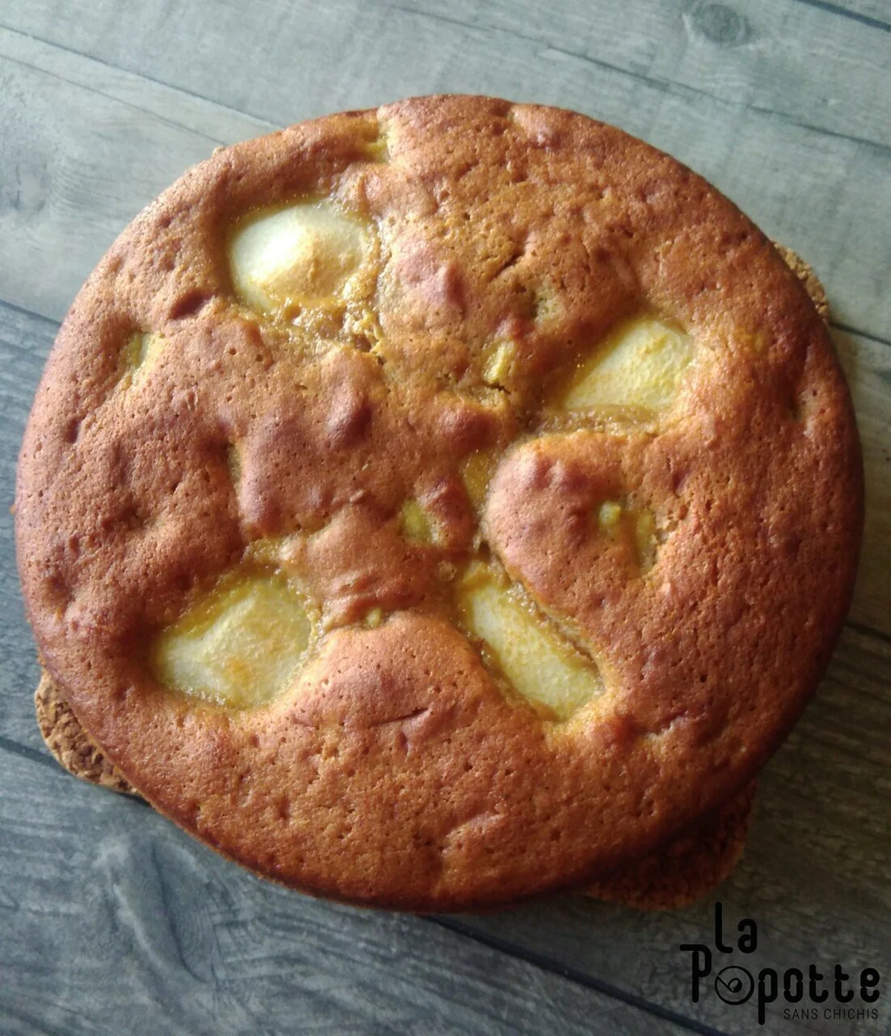 Moelleux crème de marrons et poires