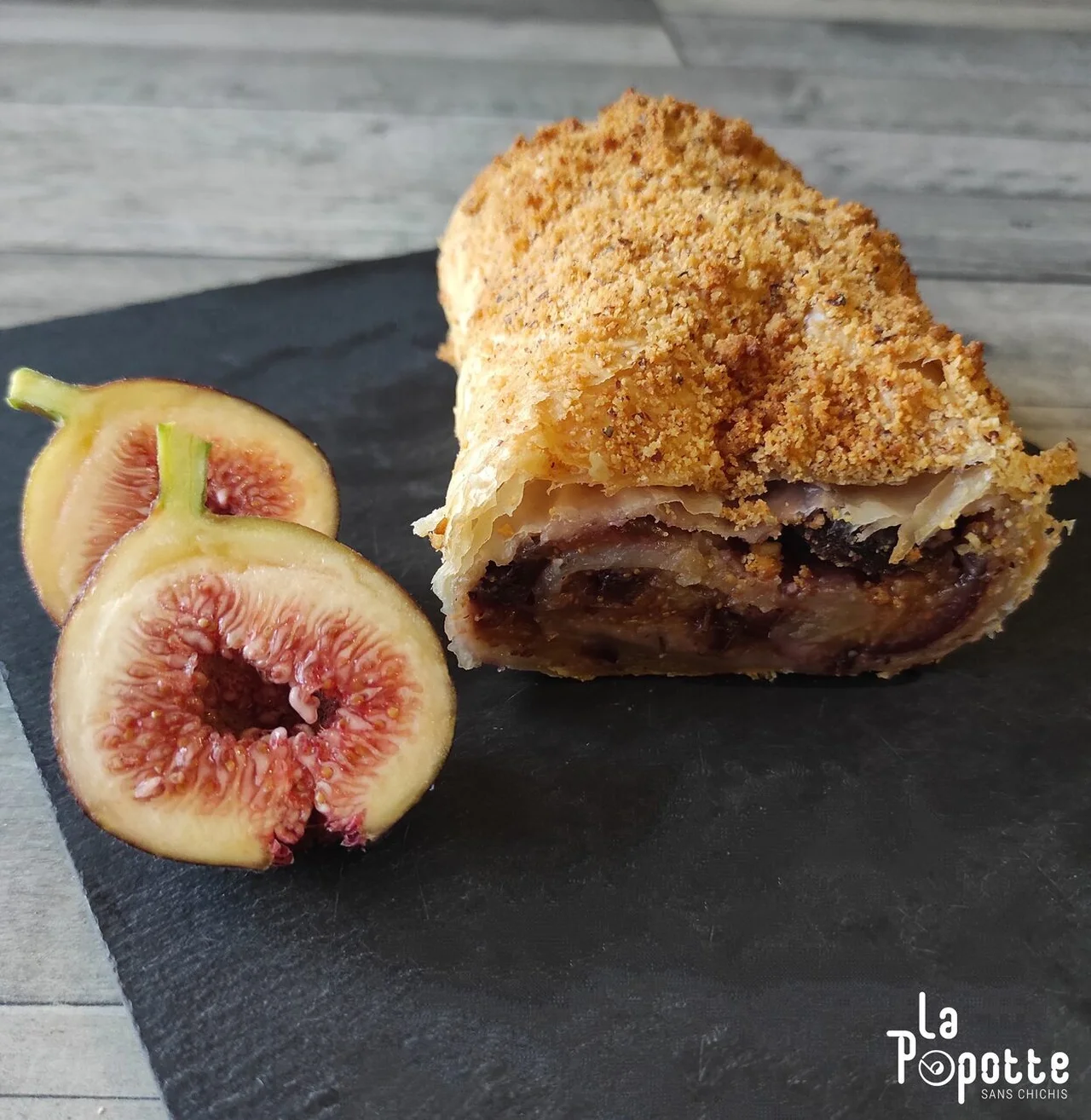 Strudel aux figues