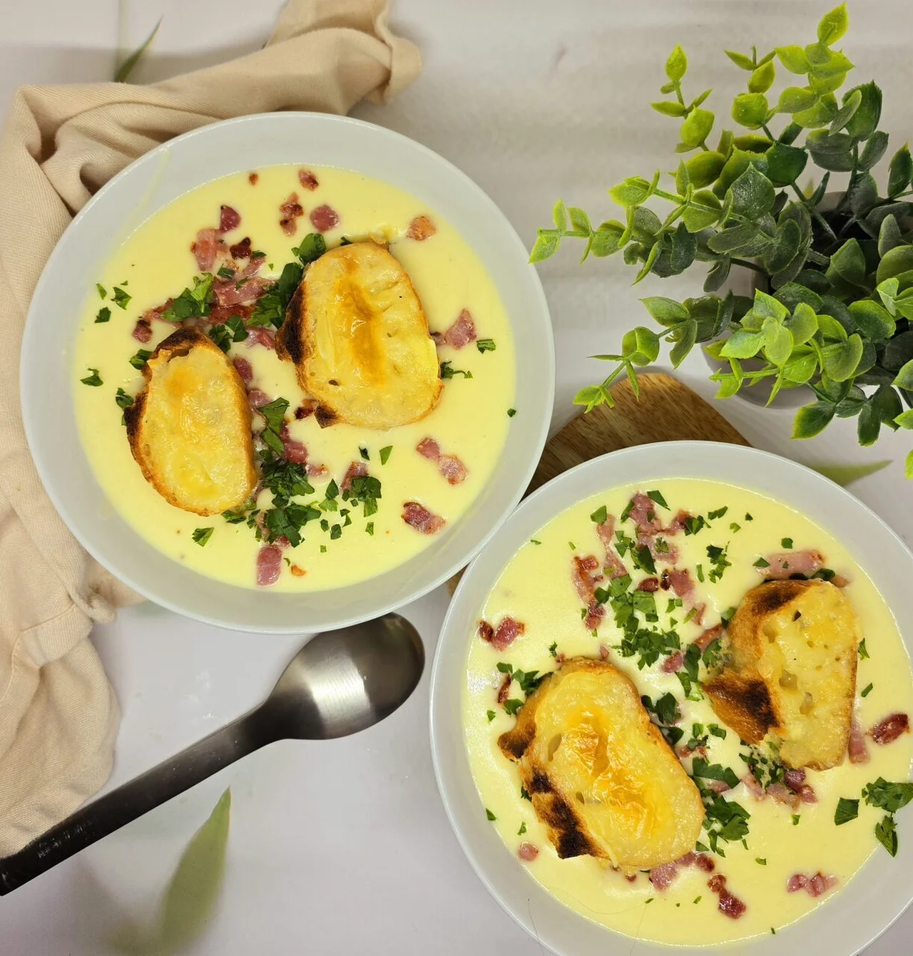 Soupe façon tartiflette