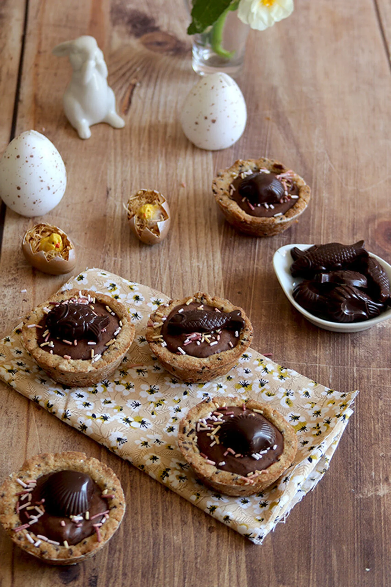 Cookies cup de Pâques sans gluten lait oeufs