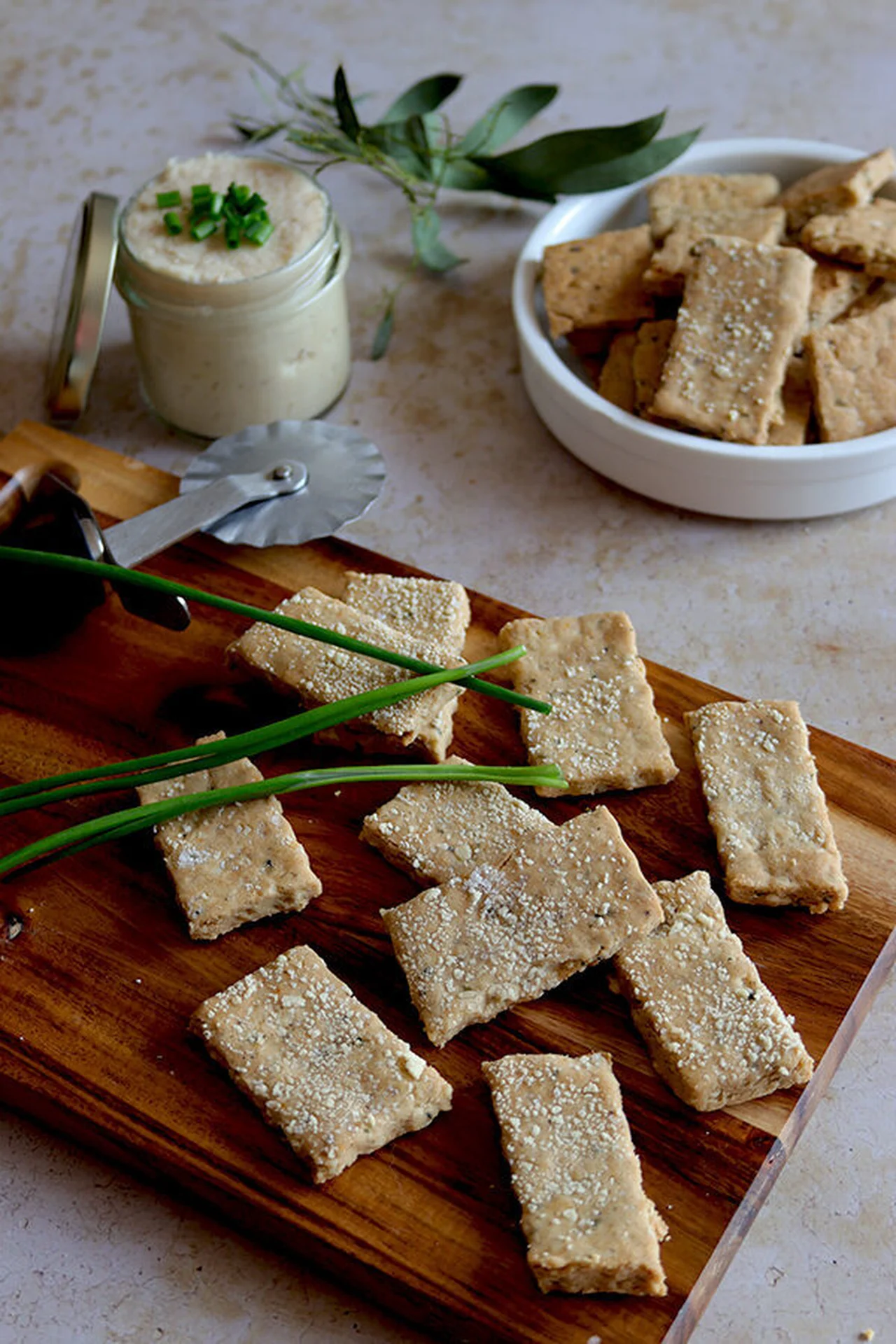Crackers chanvre sans gluten lait oeufs