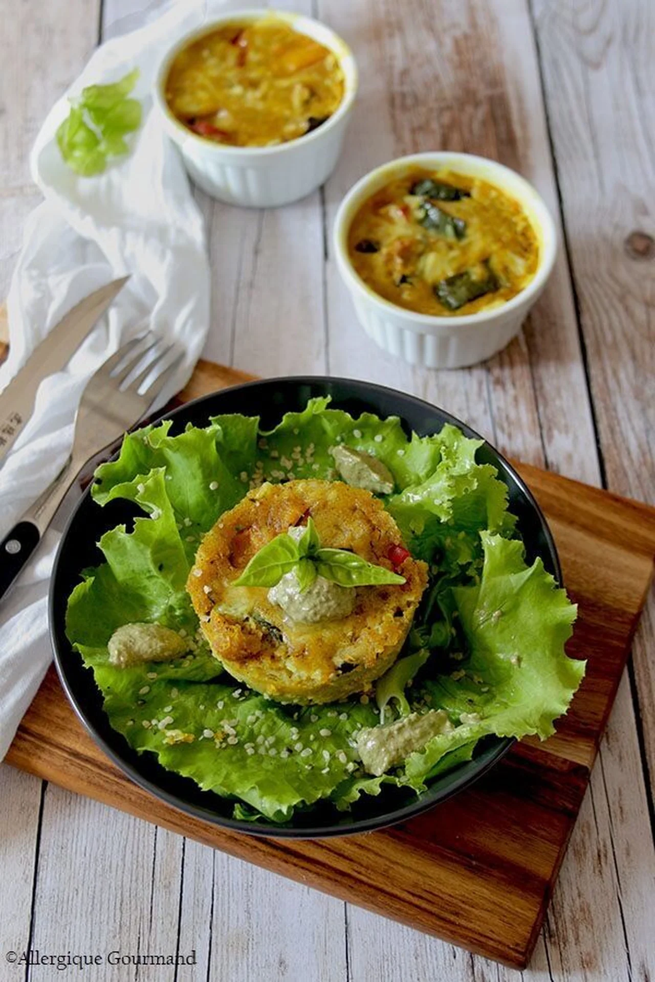 Flans aux légumes sans gluten ni lait ni œuf