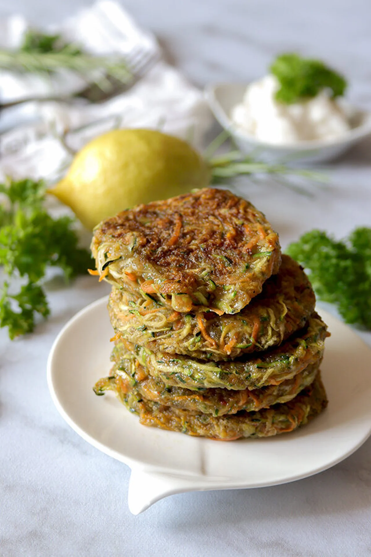 Galettes courgettes carottes