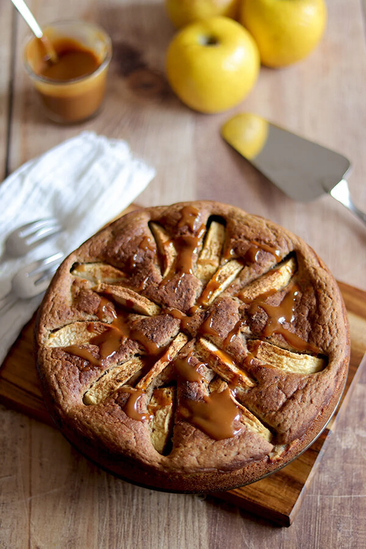 Moelleux aux pommes épicé sans gluten lait œufs