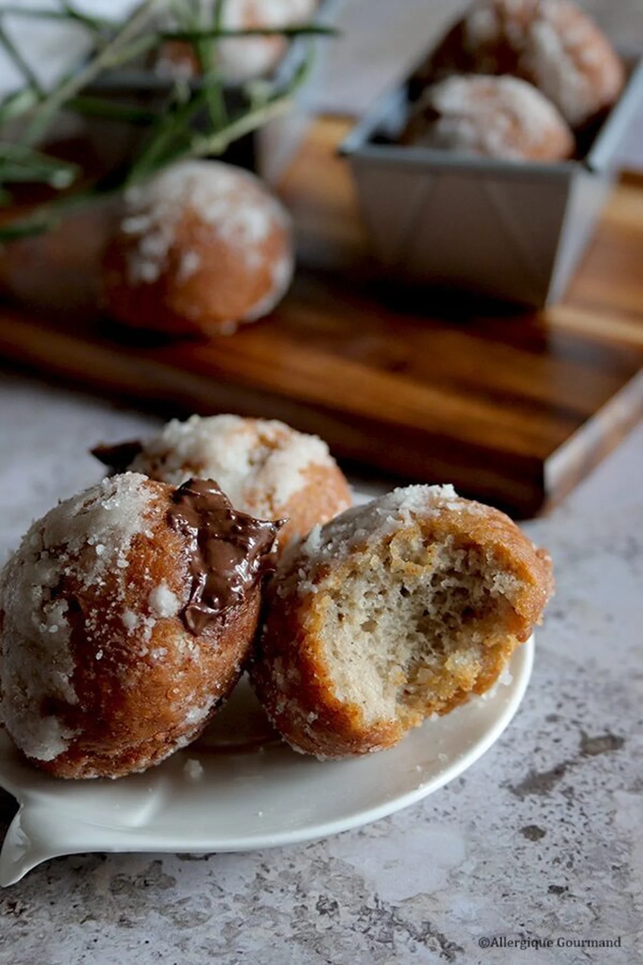 Petits beignets sans gluten lait oeuf
