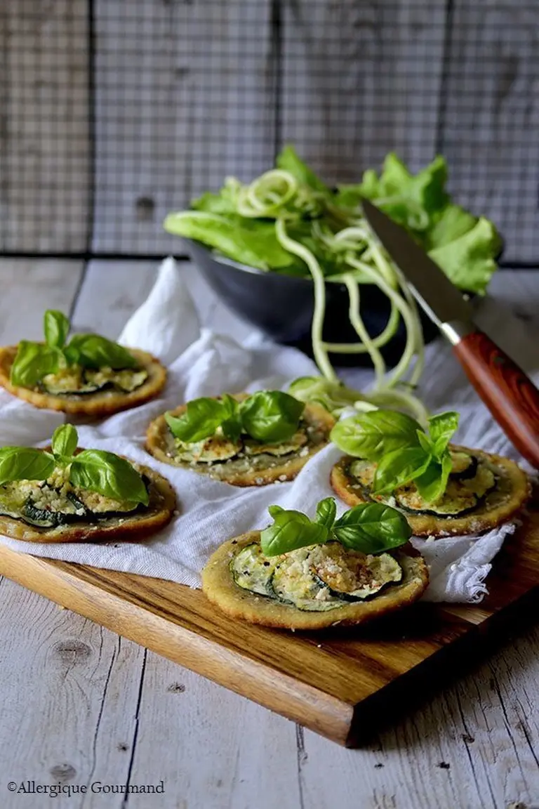 Tartelettes fines aux courgettes