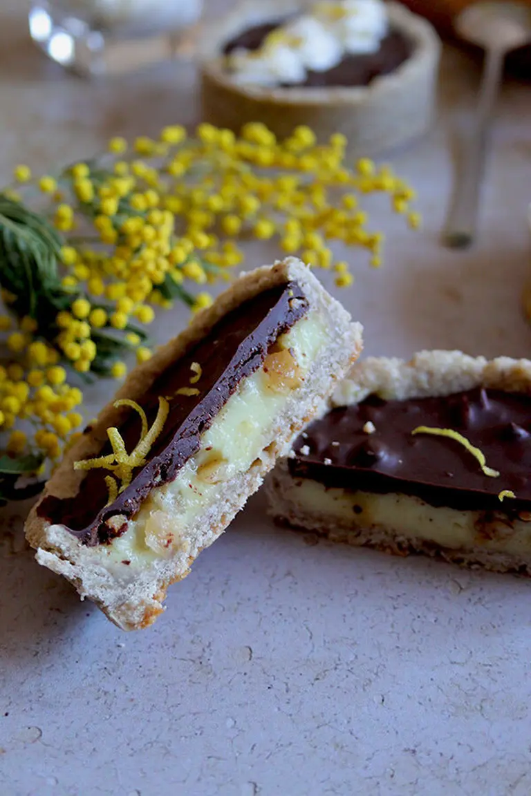 Tartes citron chocolat sans gluten