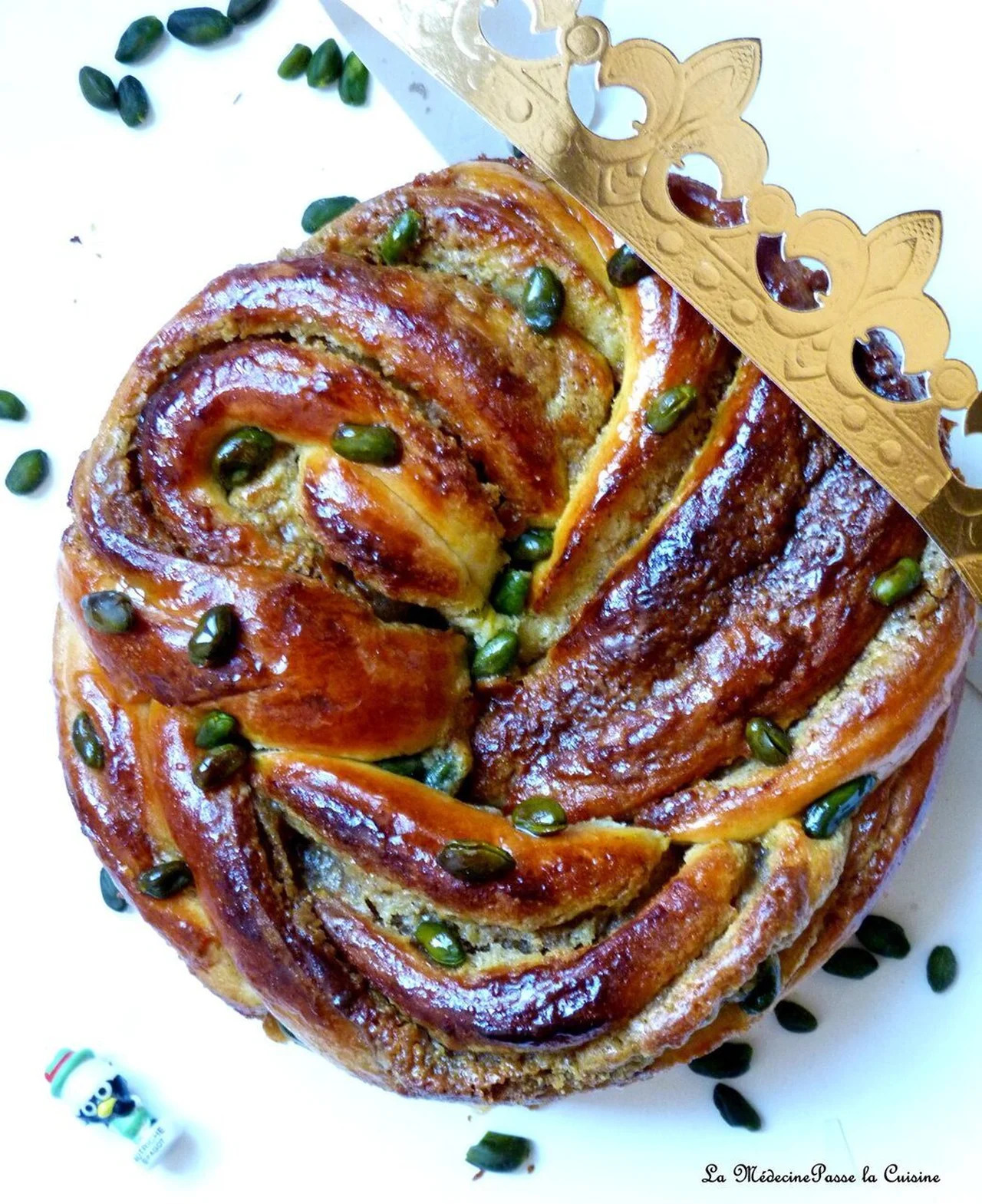 Babka des rois à la pistache