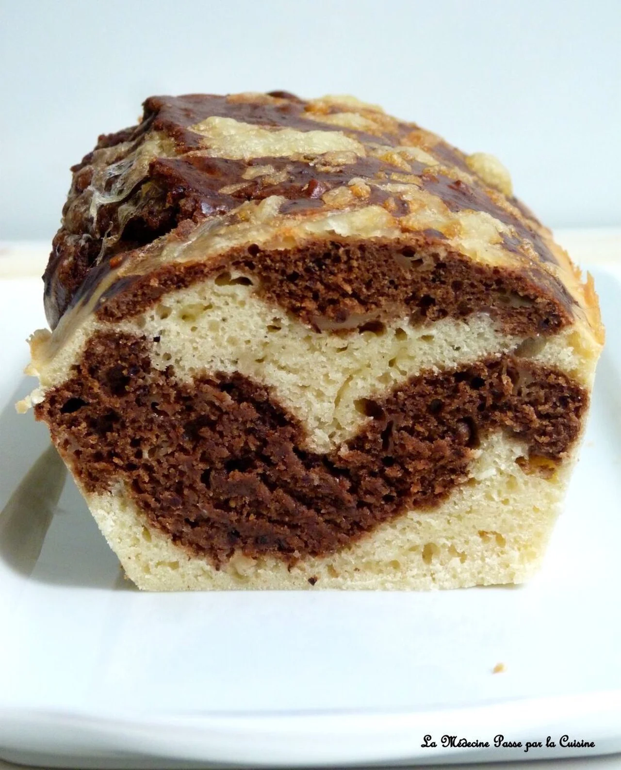 Cake marbré à la tapenade