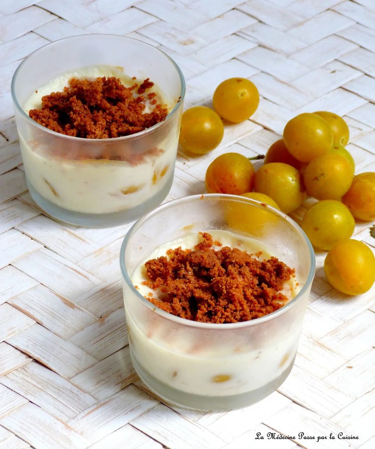 Crèmes aux mirabelles et à la tonka