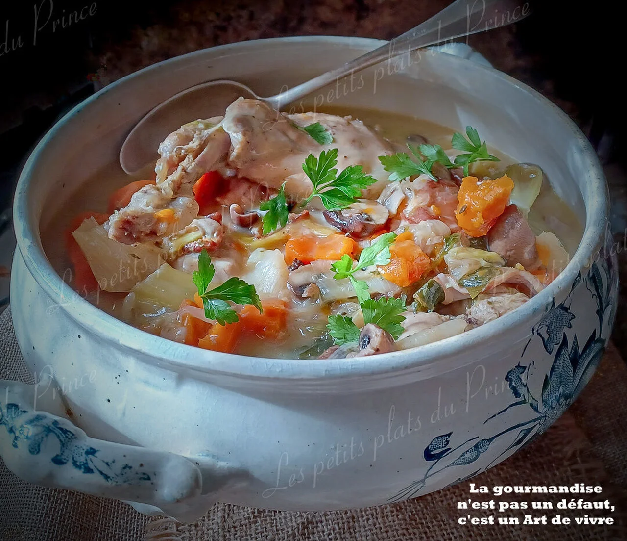 Blanquette de lapin à l'ancienne