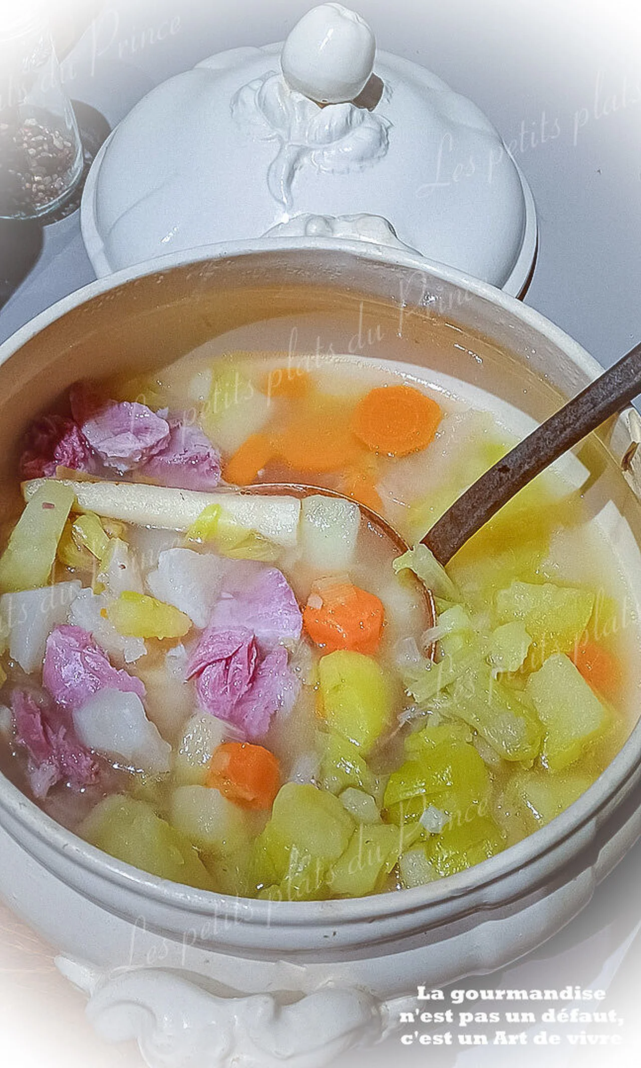 Bouillon paysan au jarret de porc