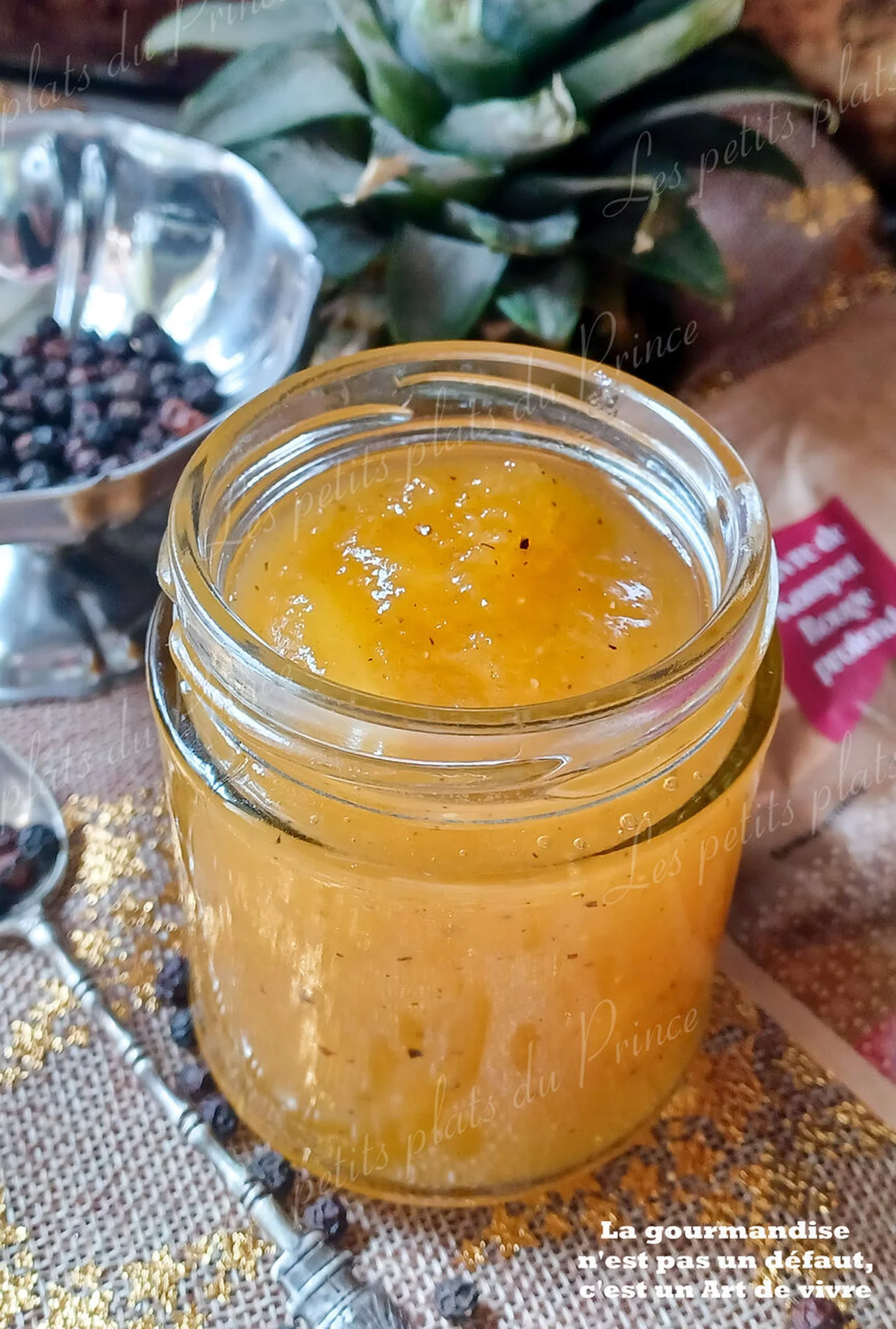 Confiture d'ananas au poivre rouge de Kâmpôt