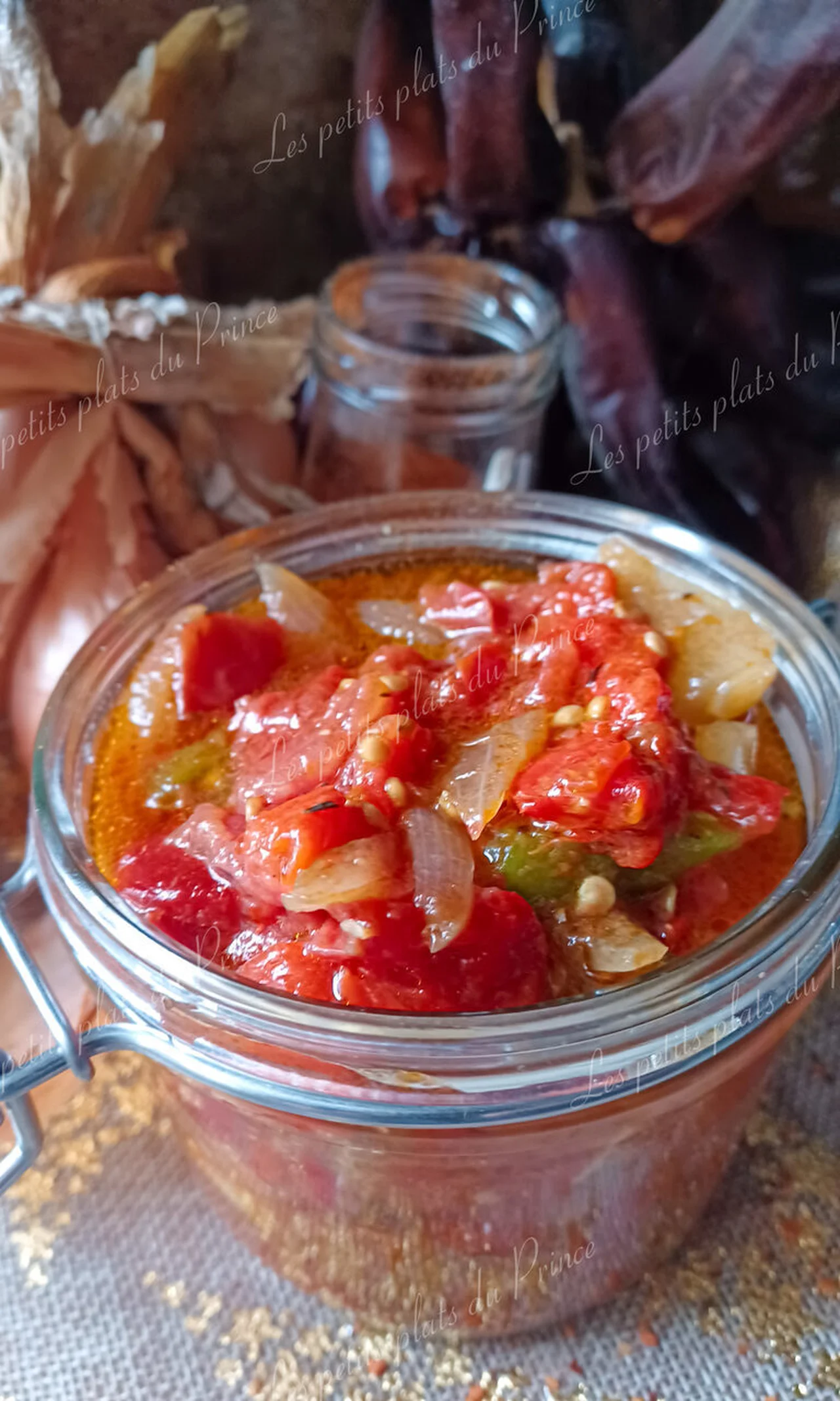 Conserve de piperade basque