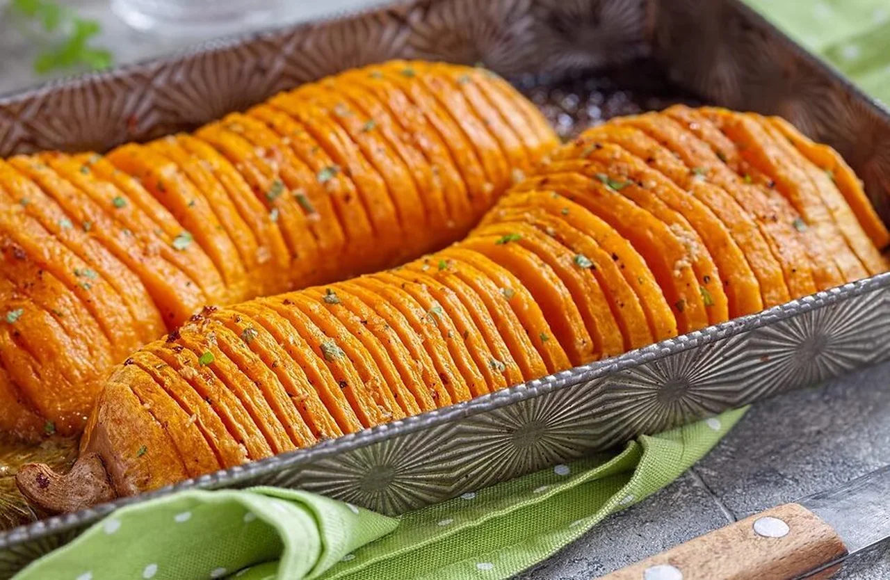 Courge butternut façon Hasselback