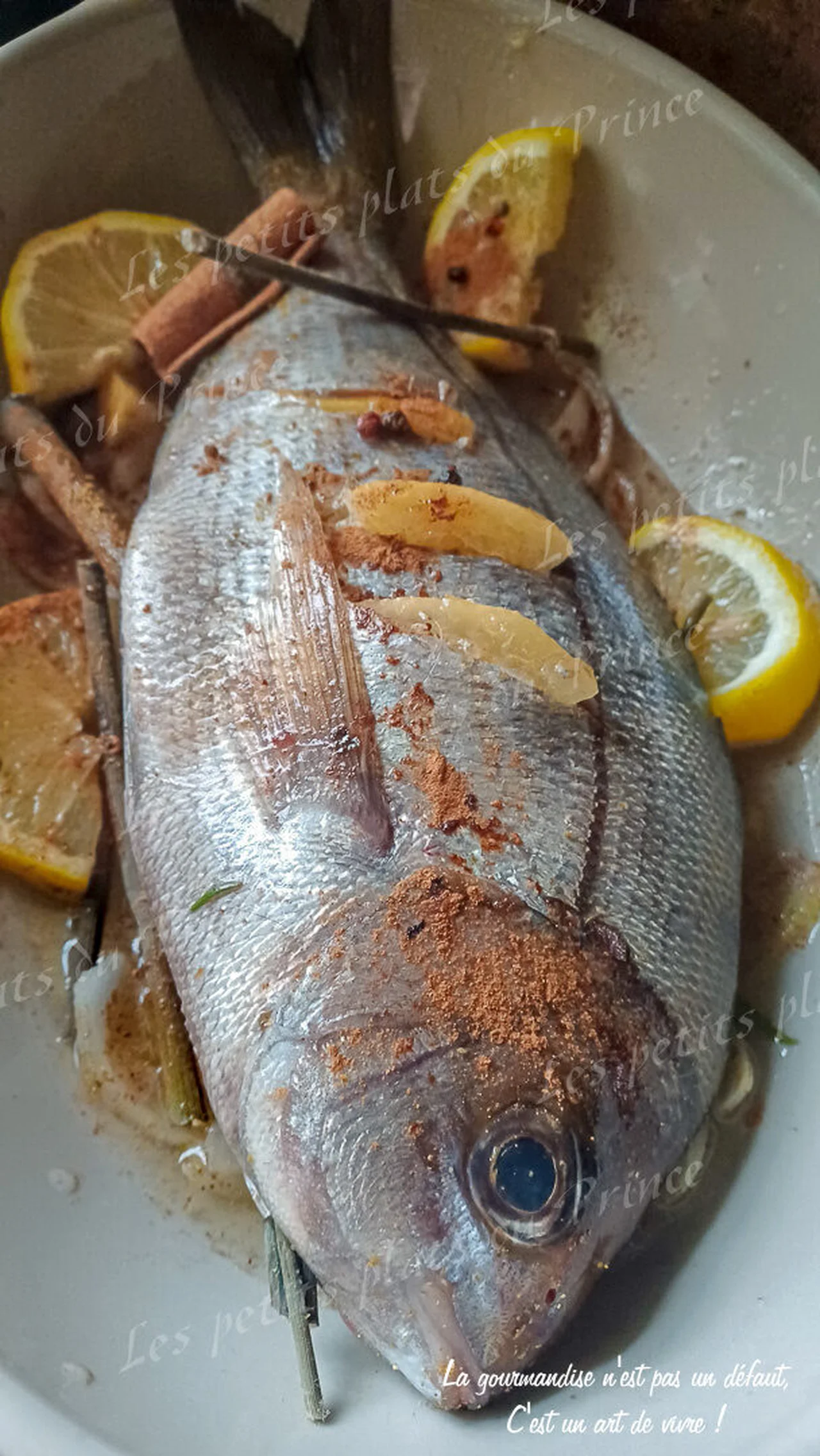 Daurade au citron confit, saveurs du Maroc