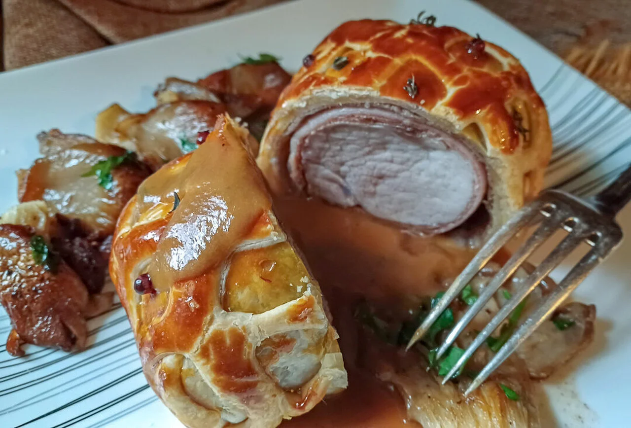 Filet mignon de porc en croûte grillagée