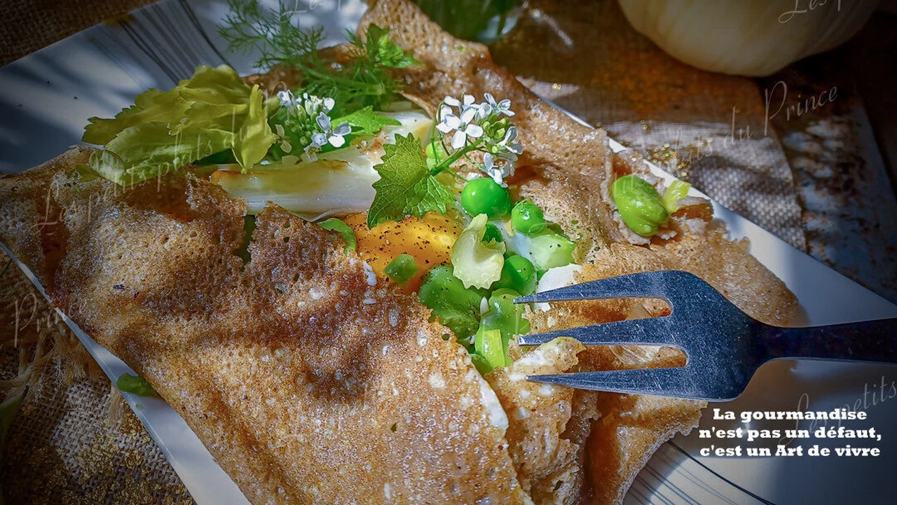 Galette primavera aux légumes du printemps