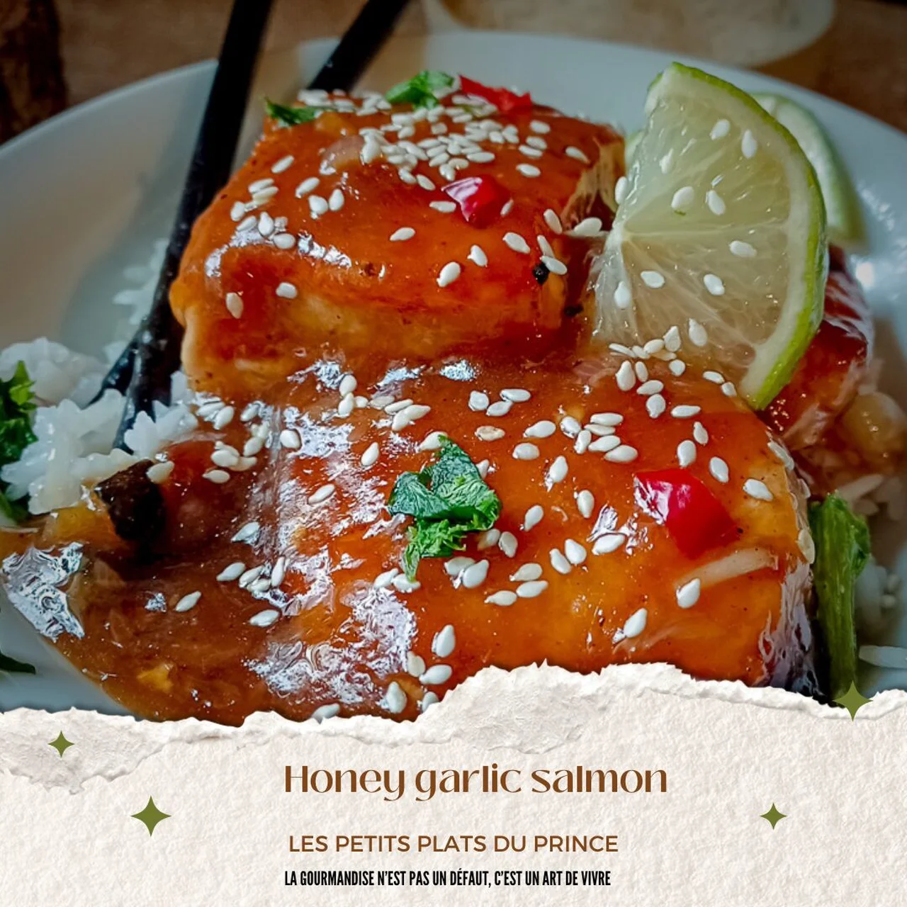Honey garlic salmon