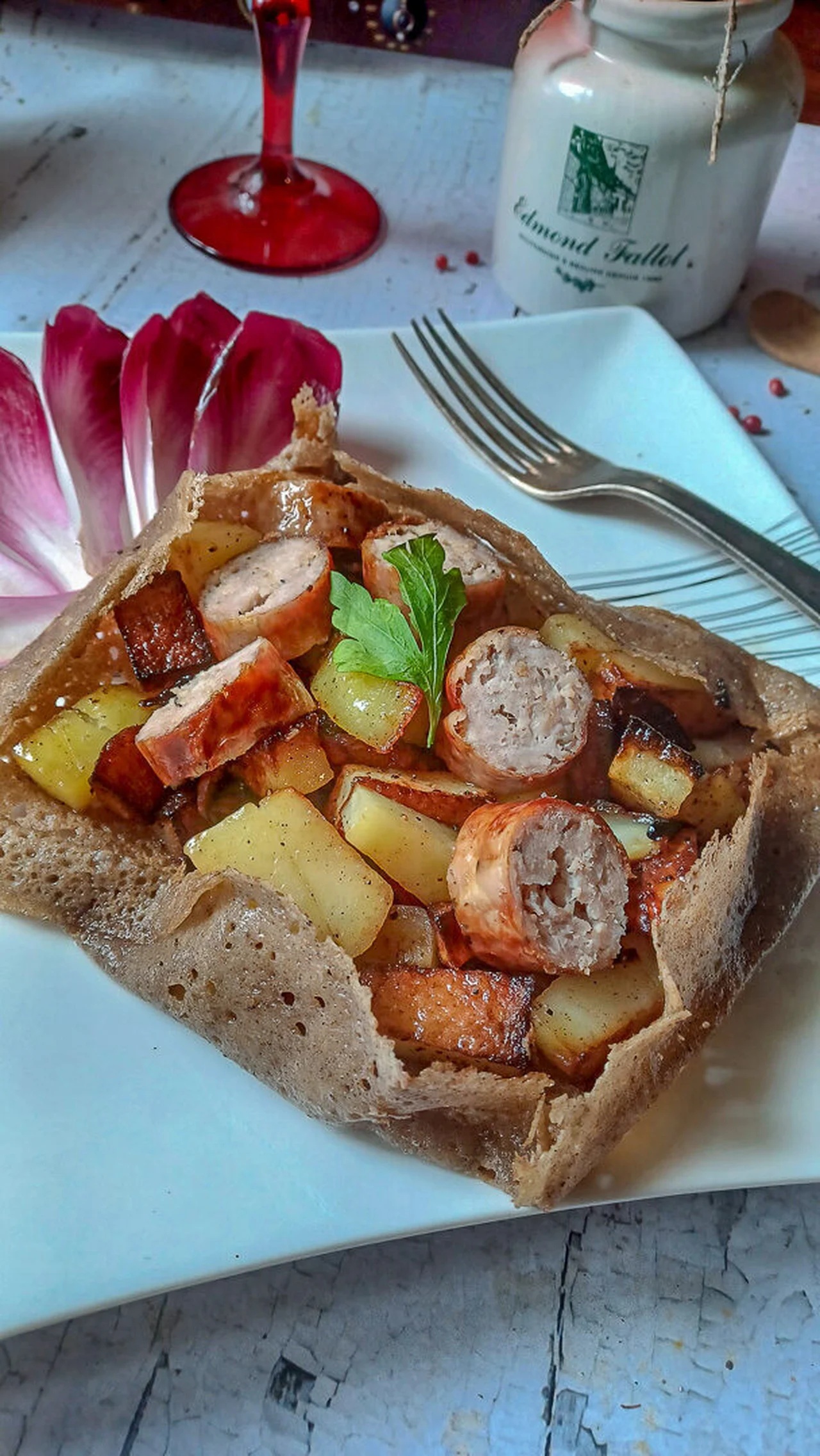 La galette saucisse en version Gersoise