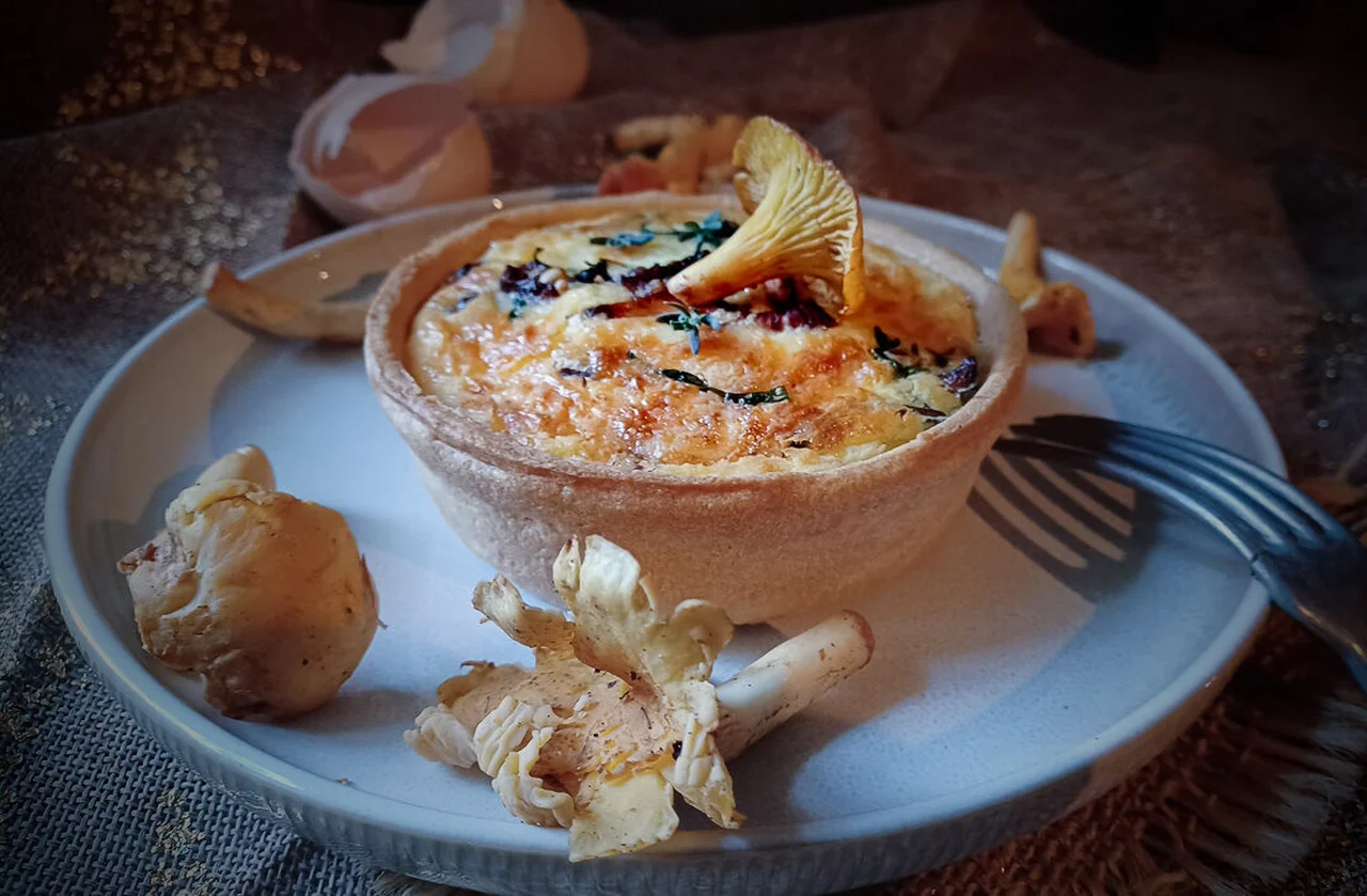 Mini quiches aux champignons