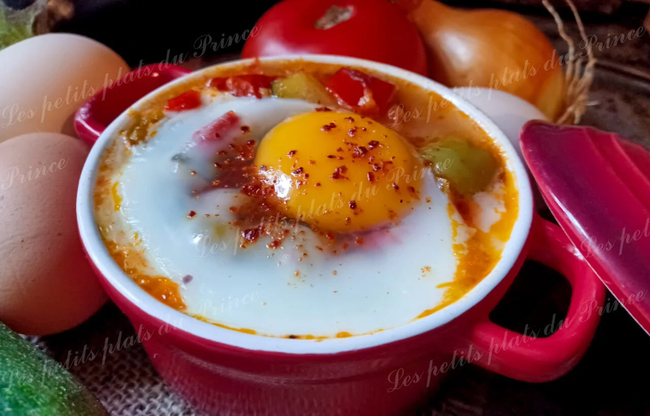 Œuf cocotte à la ratatouille