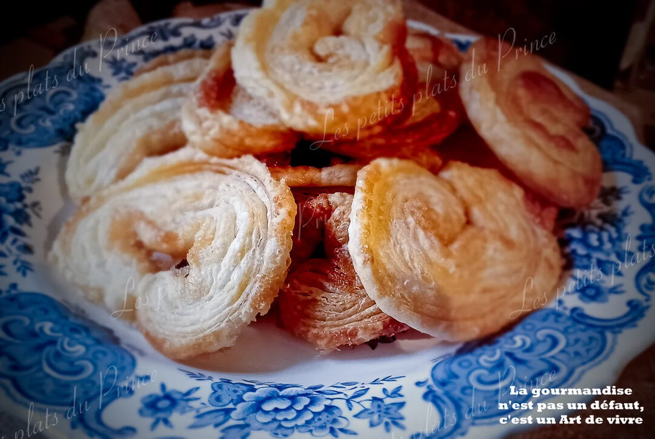 Palmiers sucrés feuilletés façon palmitos