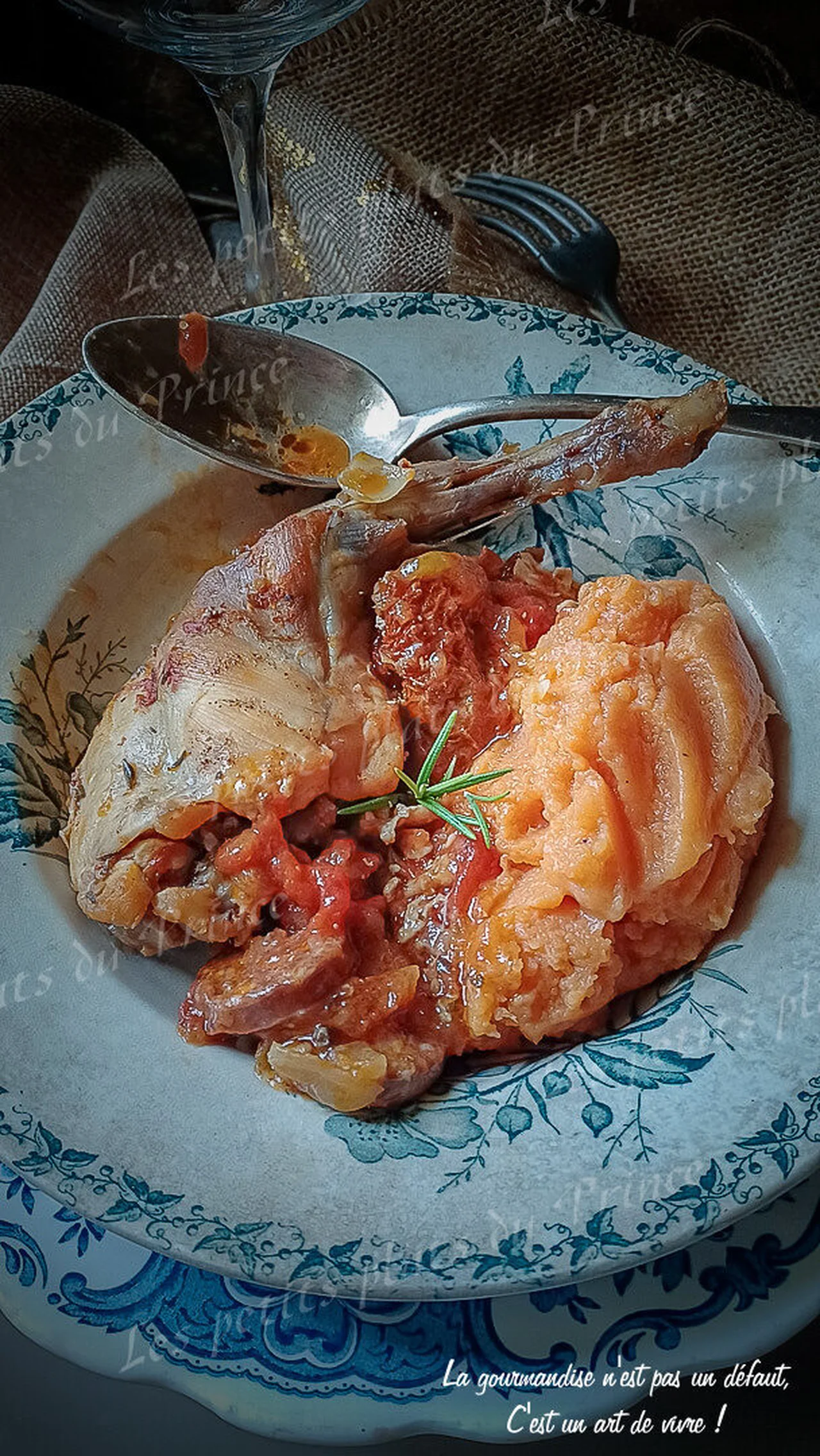 Sauté de lapin au chorizo