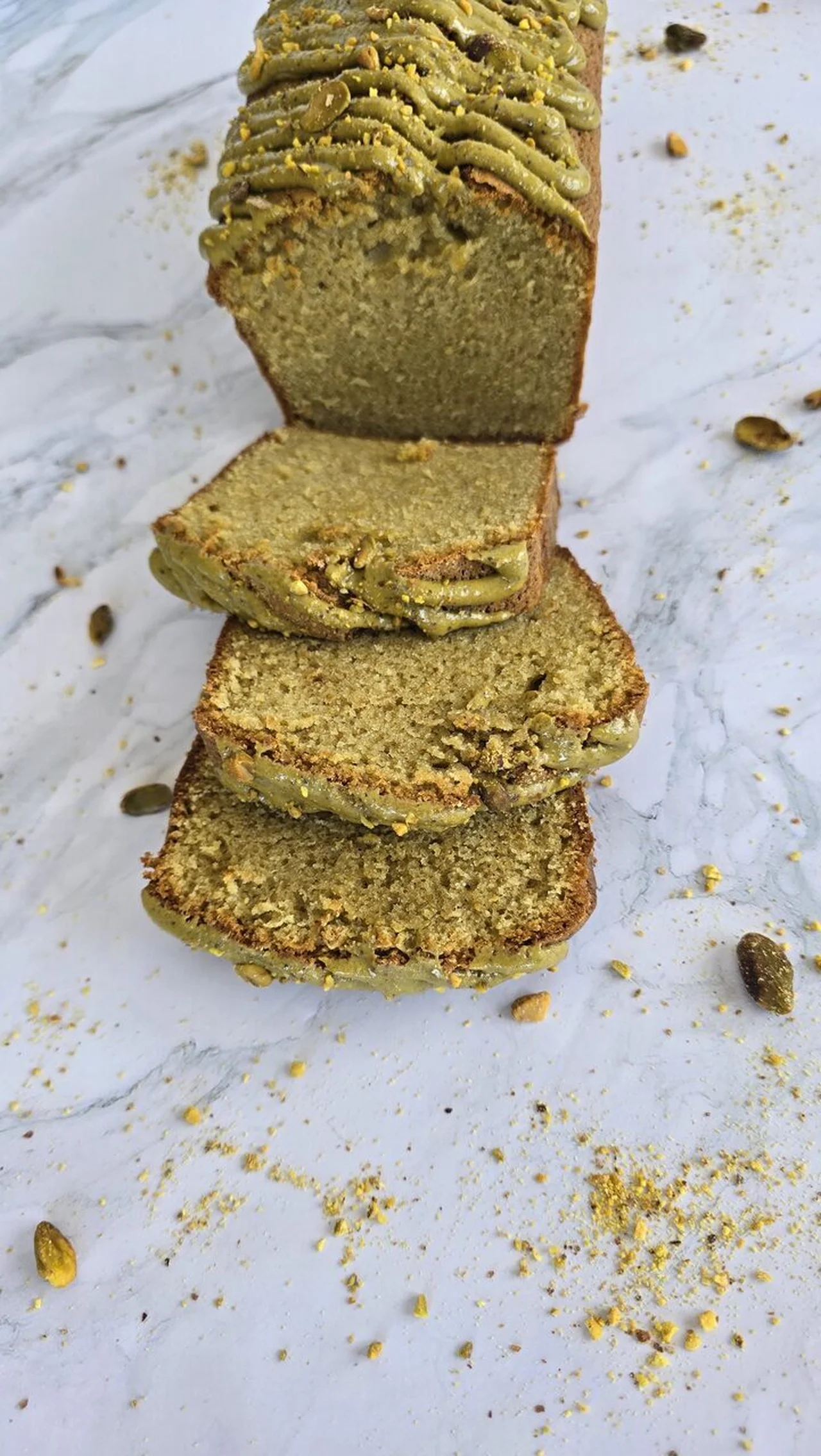 Cake à la pistache moelleux