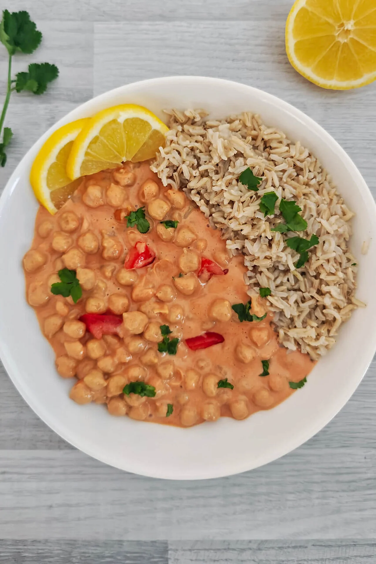 Curry de pois chiches express