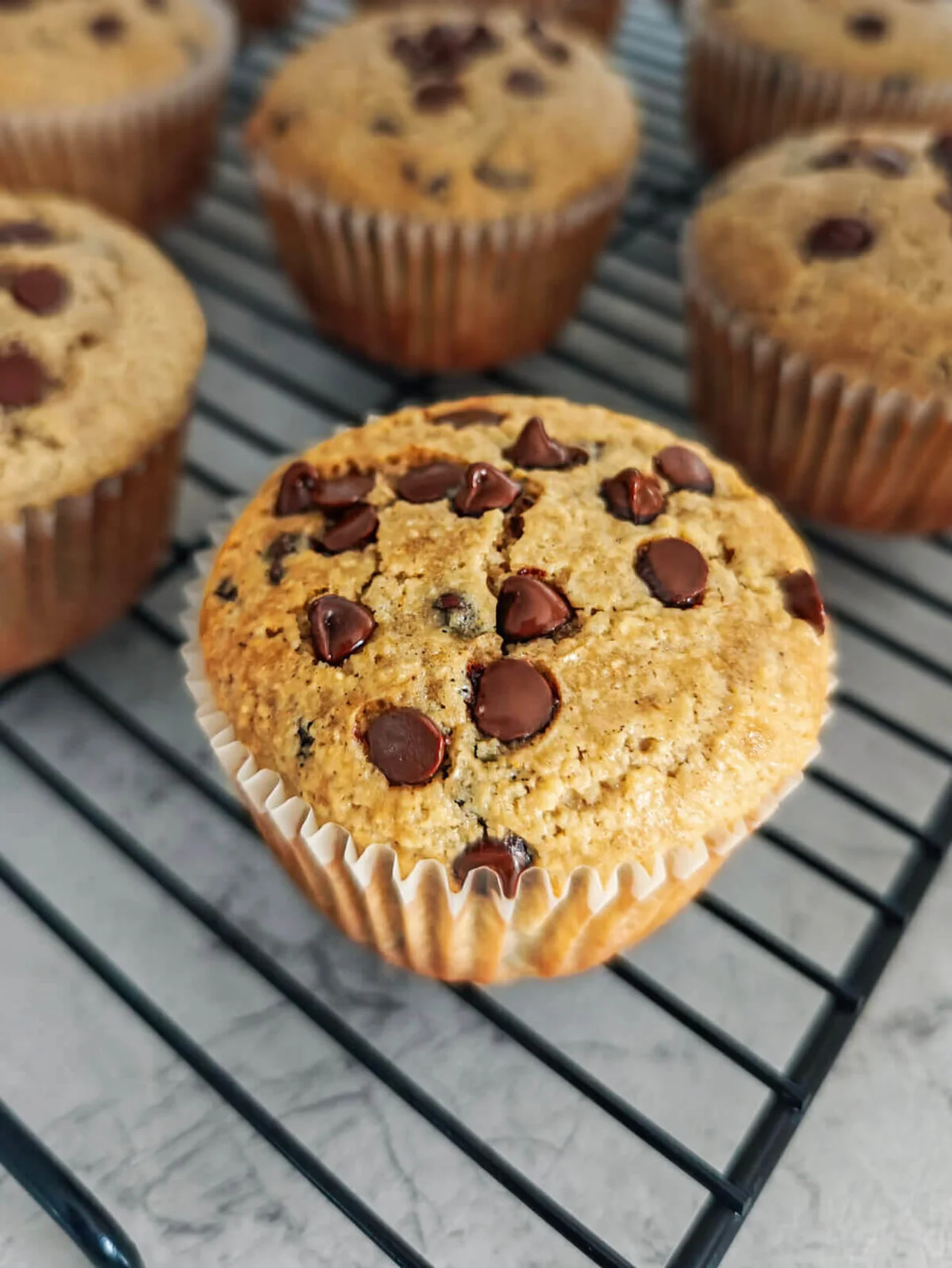Muffins sans gluten pépites de chocolat