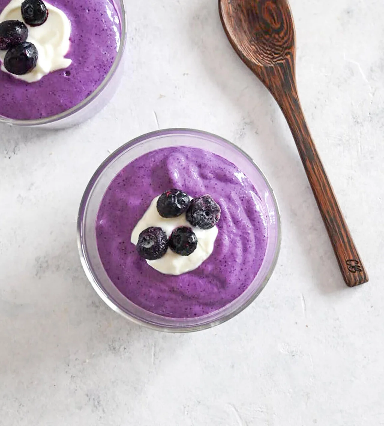 Porridge flocons d'avoine myrtilles