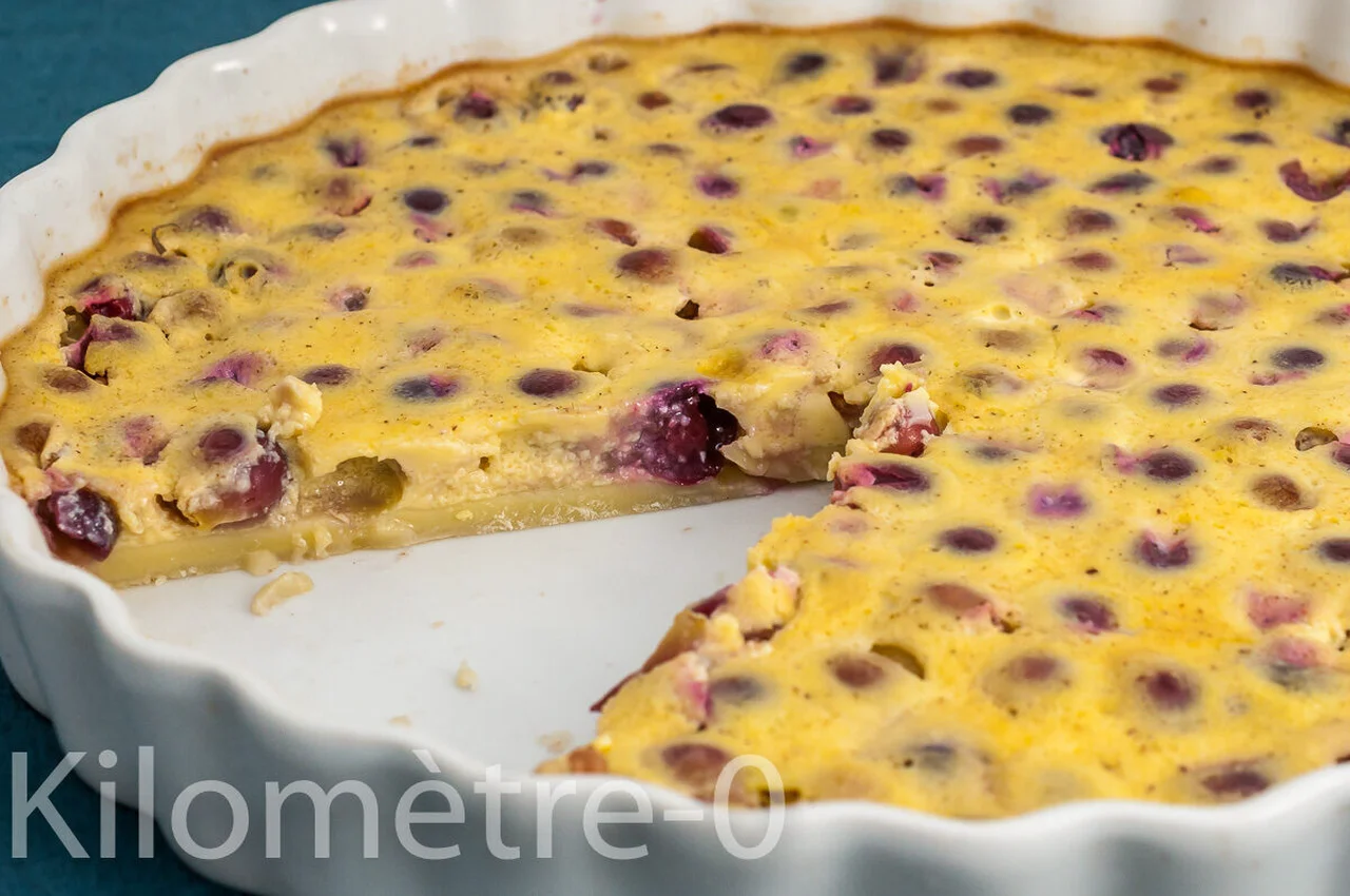Clafoutis aux raisins sans gluten