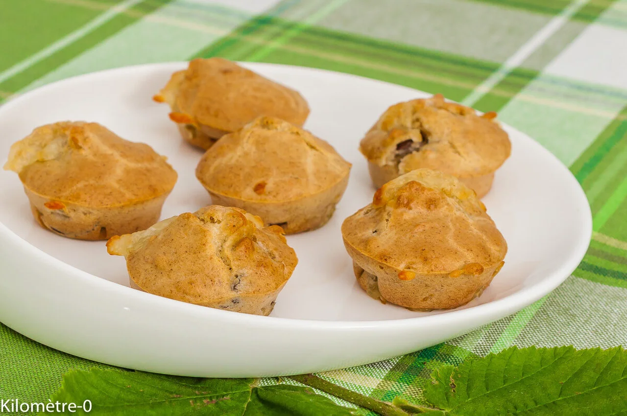 Muffins salés mozzarella olives