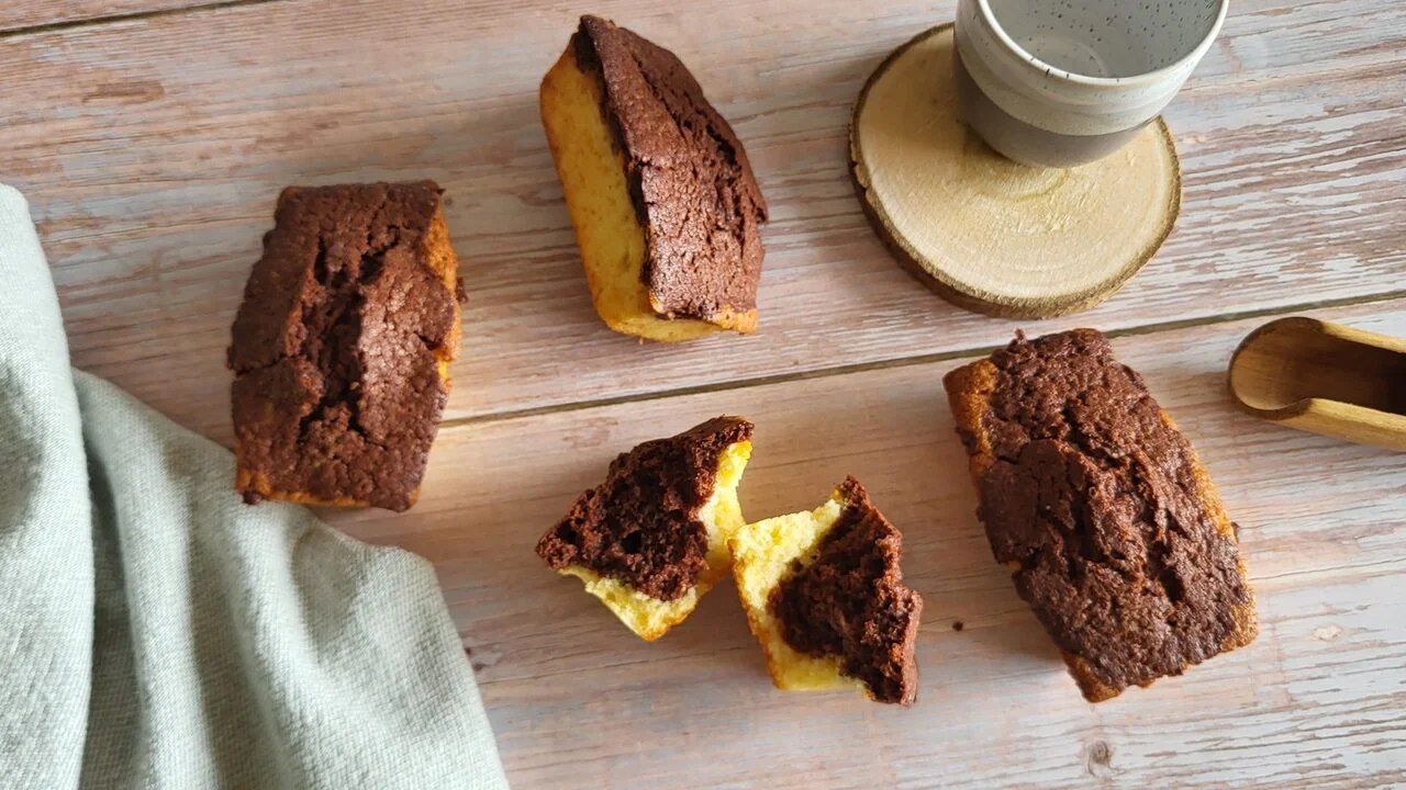 Mini cakes choco vanille
