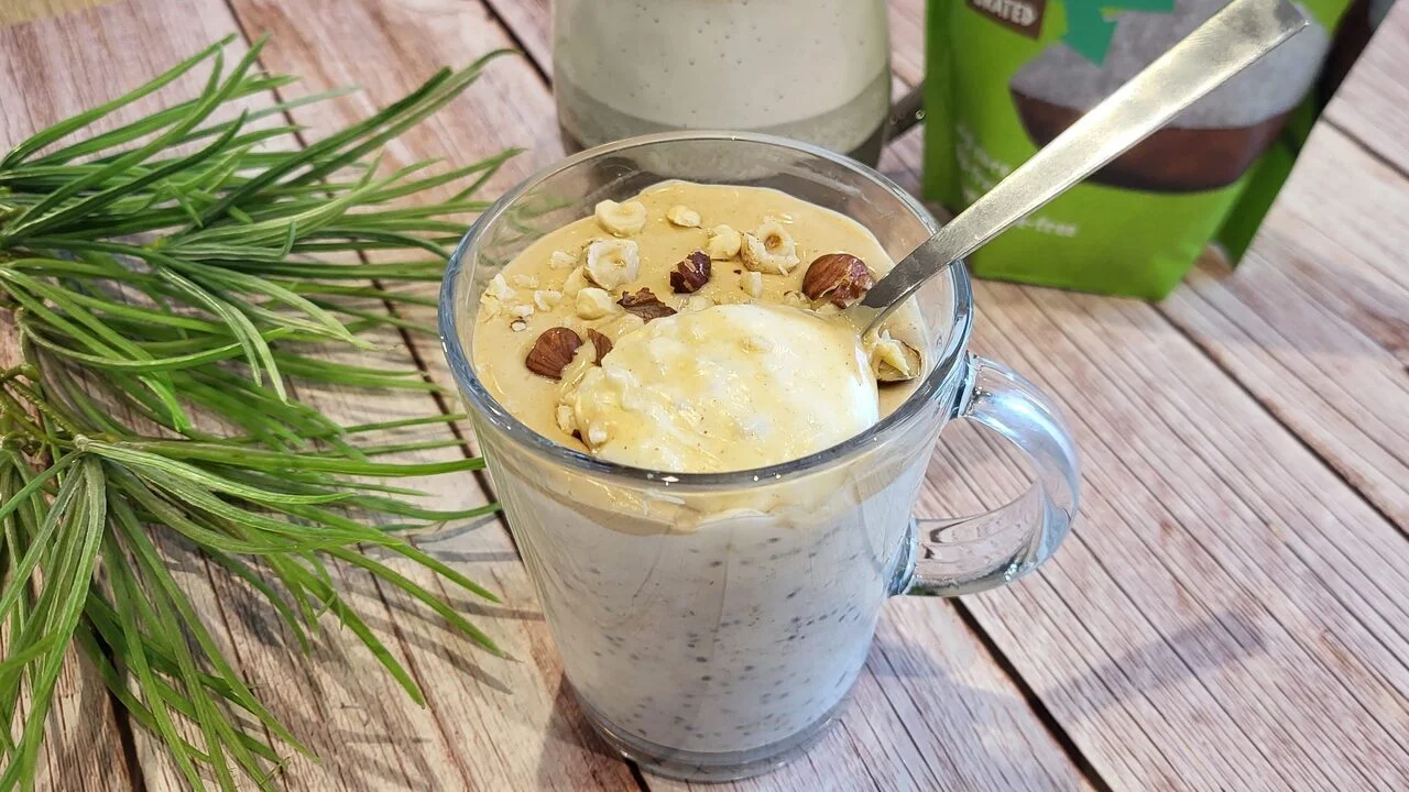 Overnight oat façon raffaello