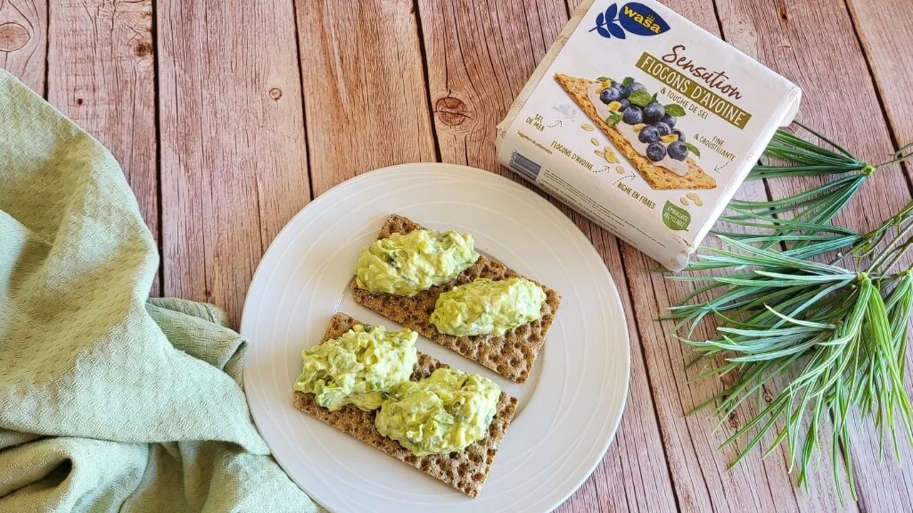 Tartines Wasa oeuf avocat