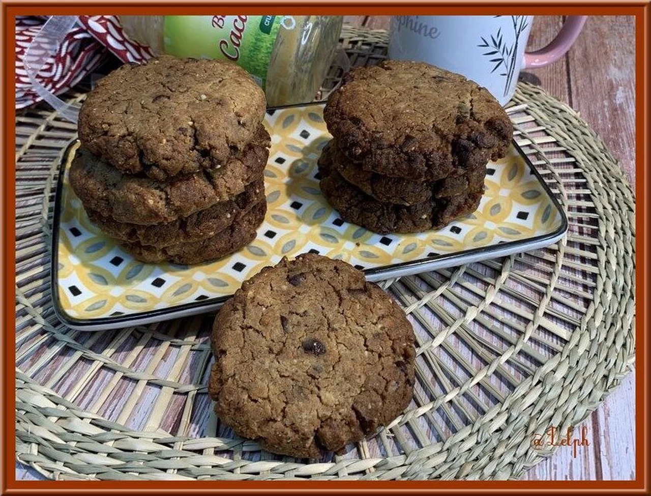 Cookies beurre de cacahuètes et pépites de chocolat