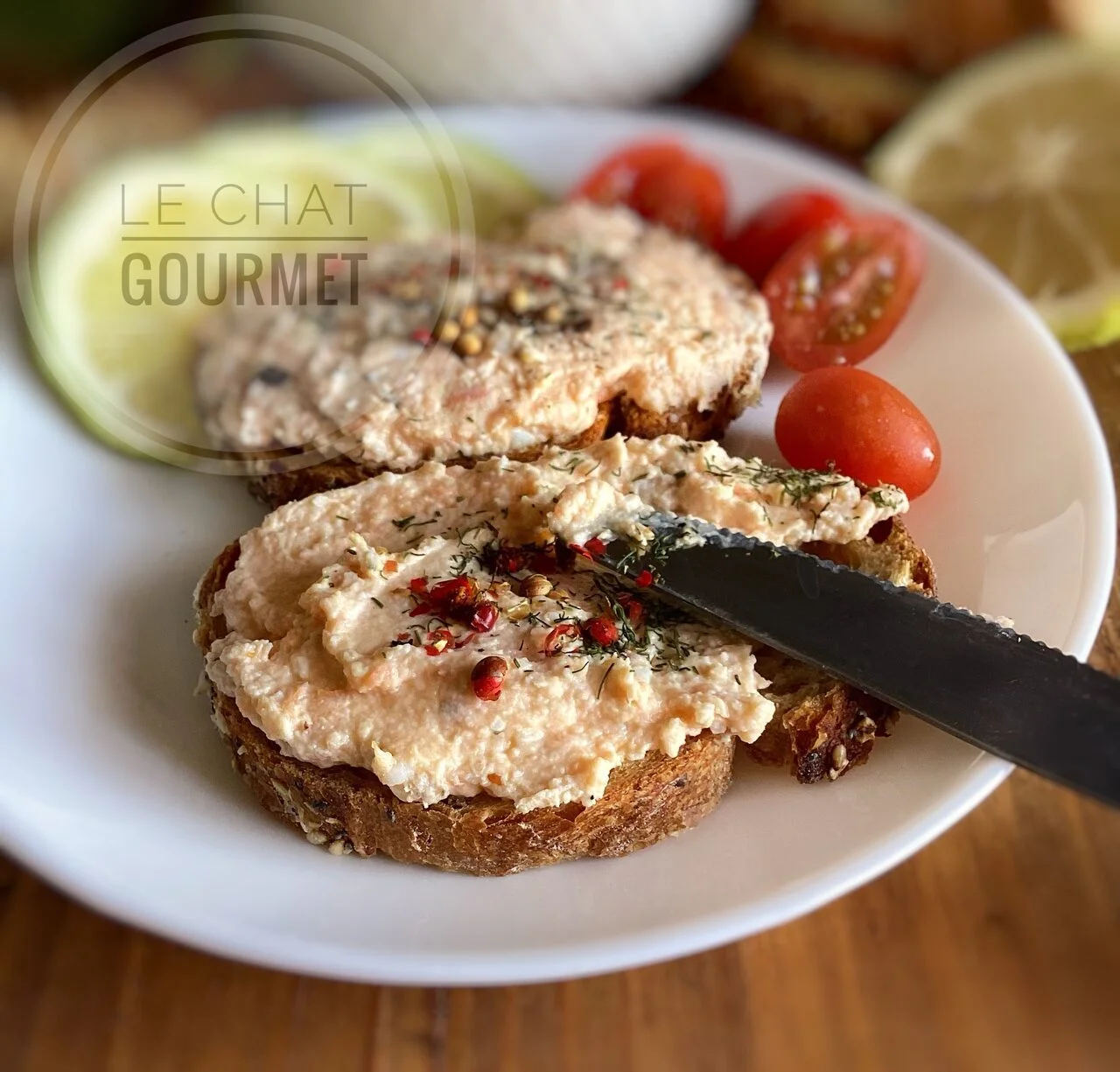Rillettes de saumon fumé