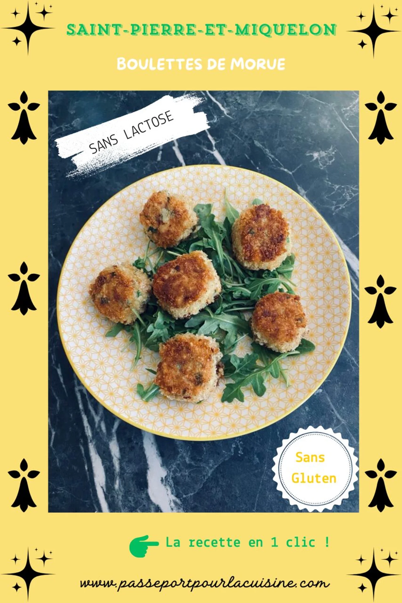 Boulettes de morue comme à Saint-Pierre-et-Miquelon