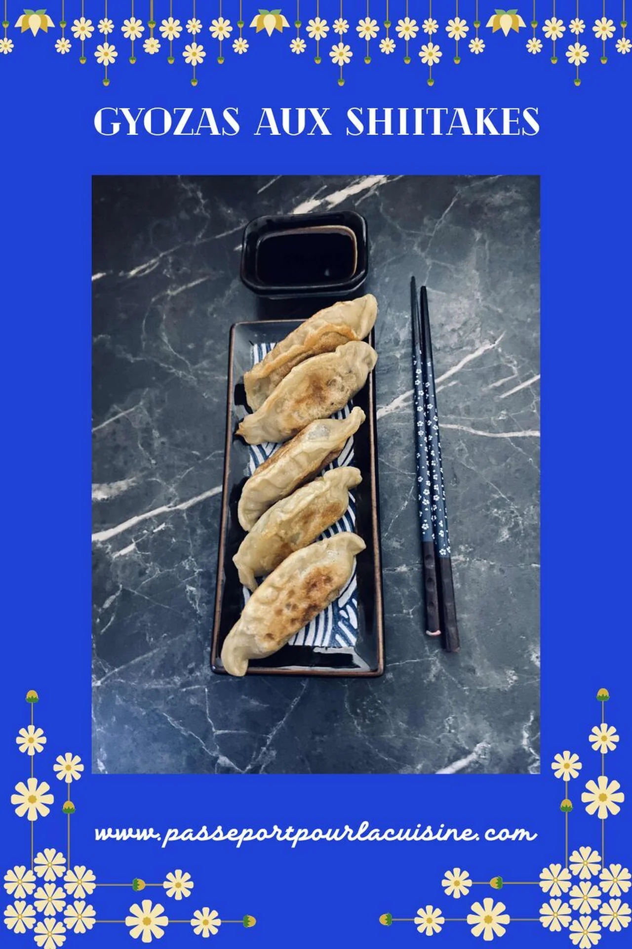 Gyozas aux shiitakés