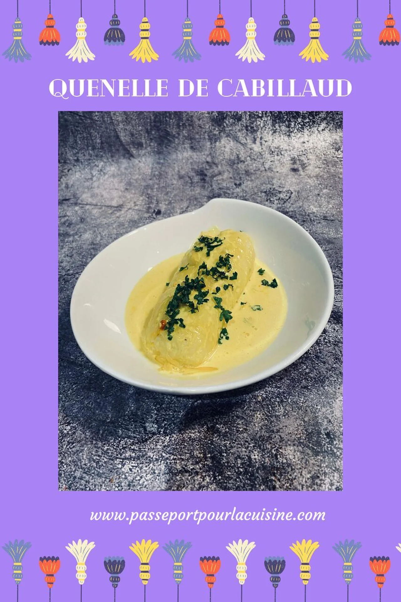 Quenelle de cabillaud
