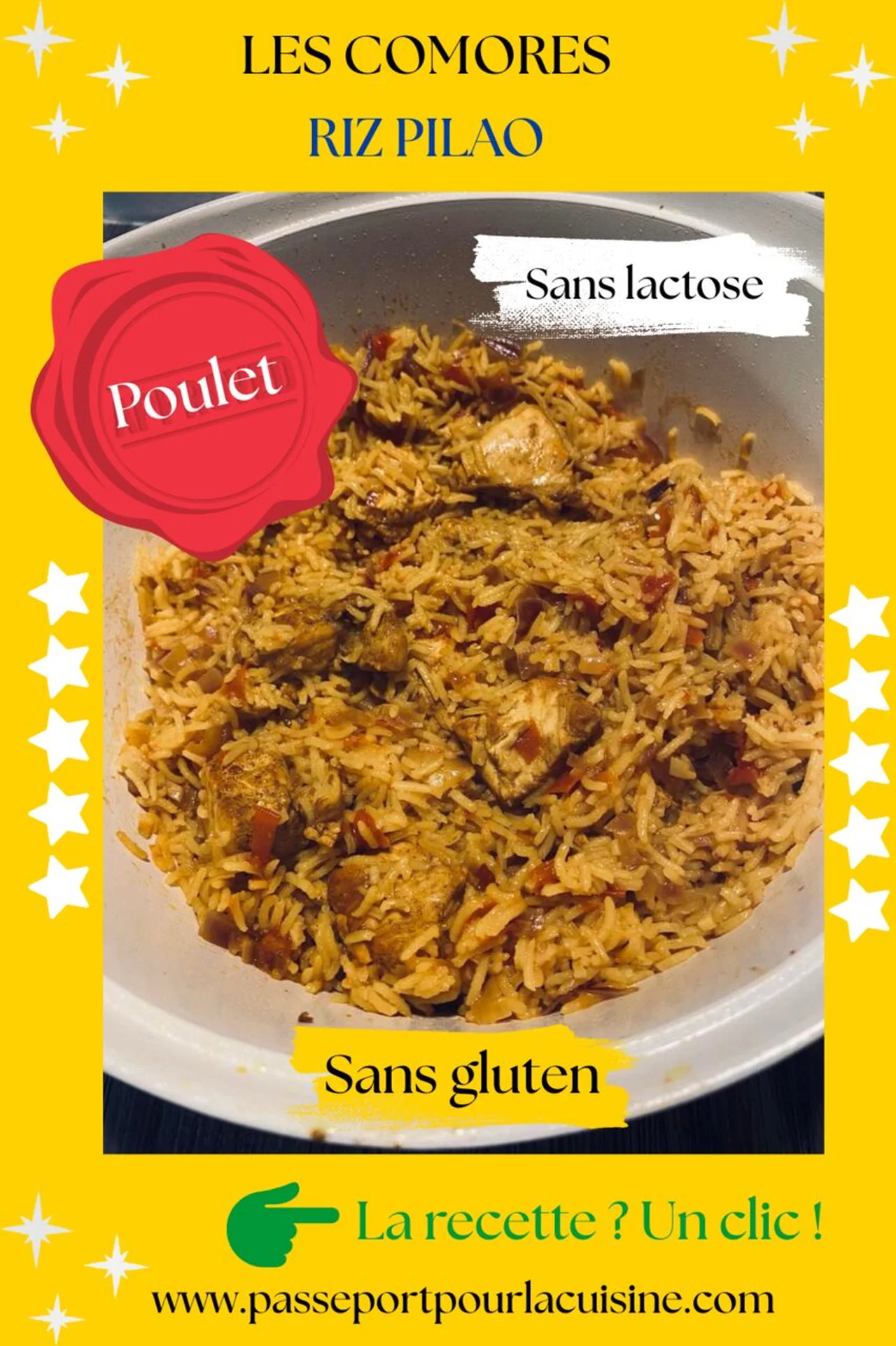 Riz pilao comme aux Comores