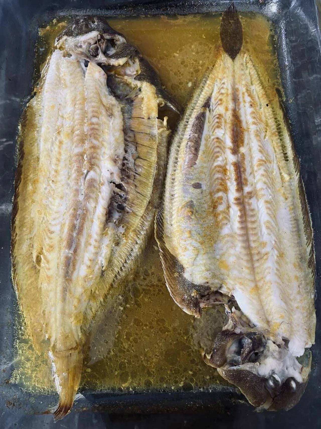 Soles sauce à l'orange et au curry