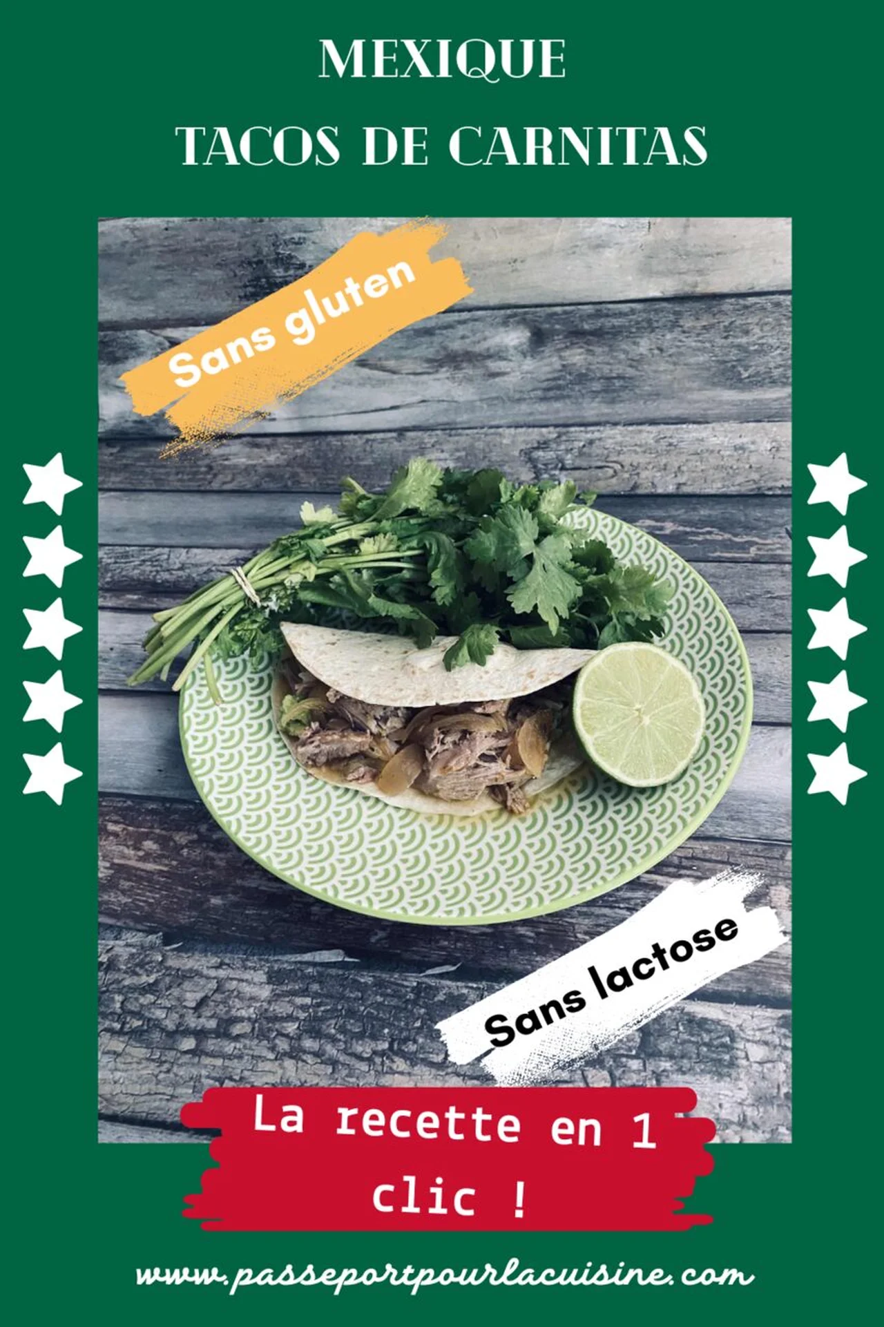 Tacos de carnitas