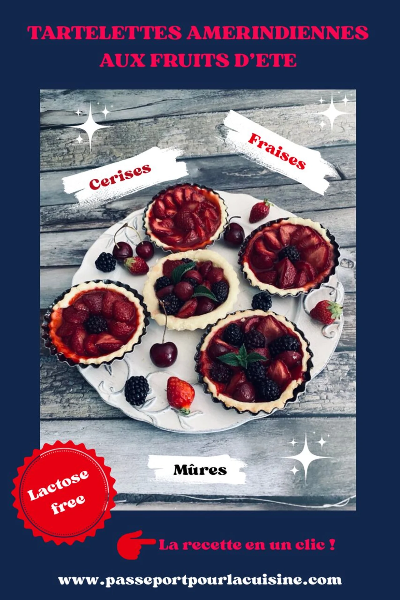 Tartelettes amérindiennes aux fruits d'été