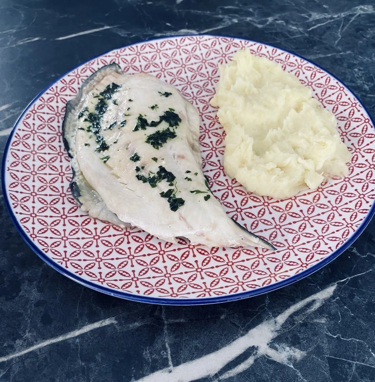 Turbot au beurre de coriandre